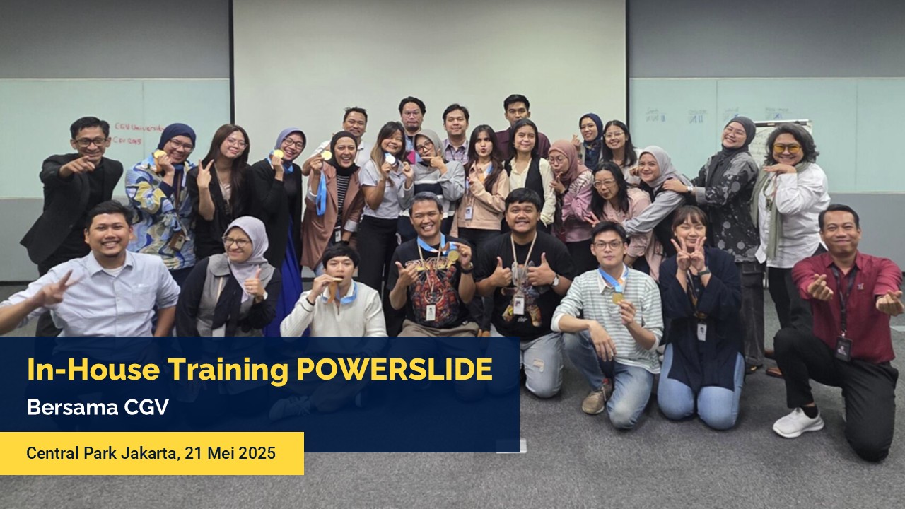 Dokumentasi In-House Training POWERSLIDE bersama CGV