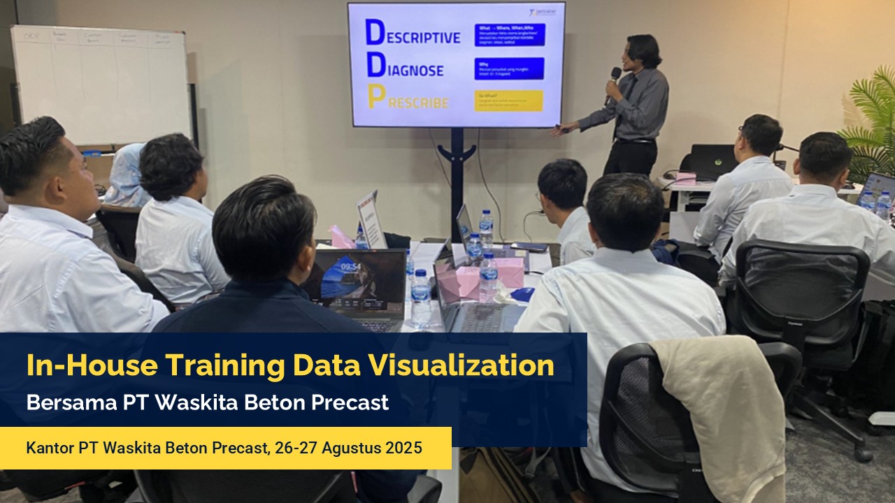 Dokumentasi In-House Training Data Visualization bersama PT Waskita Beton Precast