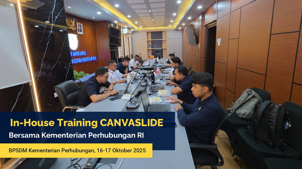 In-House Training CANVASLIDE bersama Kementerian Perhubungan RI