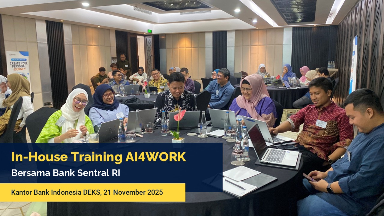 Dokumentasi In-House Training AI4WORK bersama Bank Indonesia DEKS
