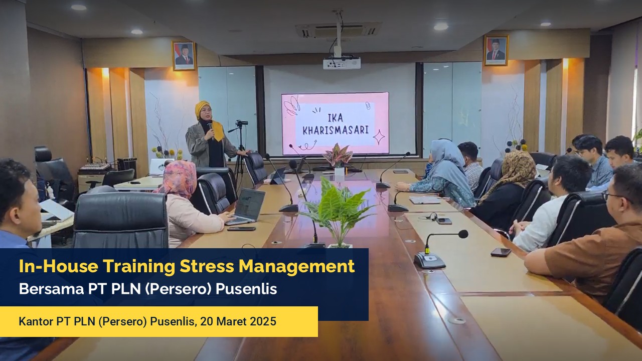 Dokumentasi In-House Training Stress Management bersama PLN Pusenlis