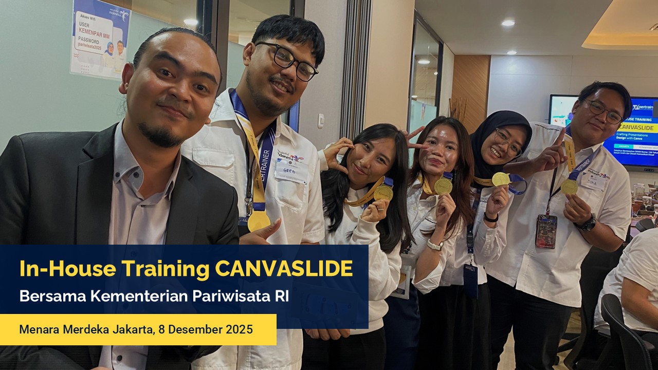 Dokumentasi In-House Training CANVASLIDE bersama Kementerian Pariwisata RI
