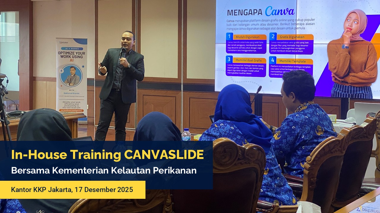 Dokumentasi In-House Training CANVASLIDE bersama Kementerian Kelautan Perikanan