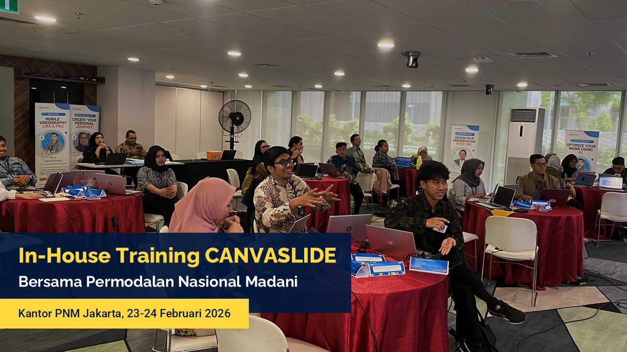Dokumentasi In-House Training CANVASLIDE bersama Permodalan Nasional Madani